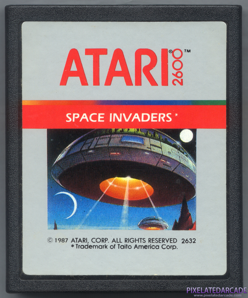 Space Invaders Cover Art: Front Space Invaders Cover Art: Front