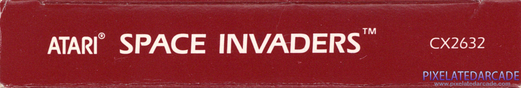 Space Invaders Cover Art: Top Spine Space Invaders Cover Art: Top Spine