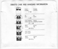 Disk Sleeve - Back