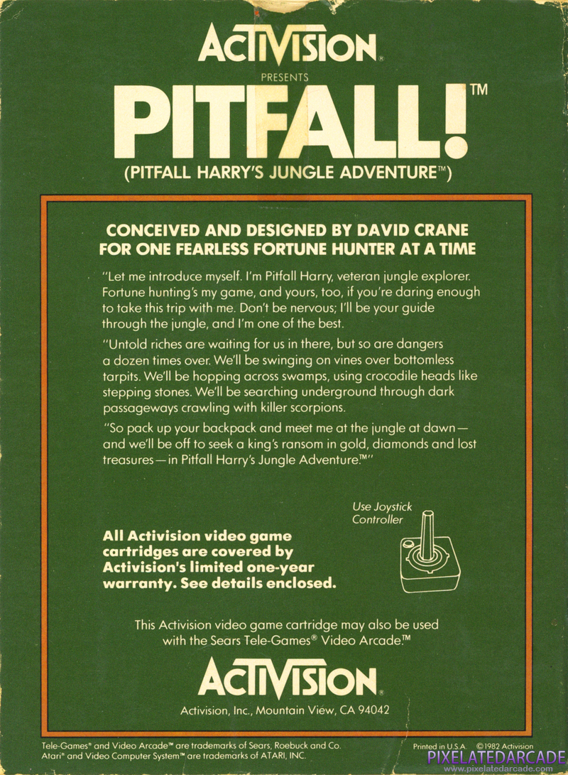 Pitfall! Cover Art: 