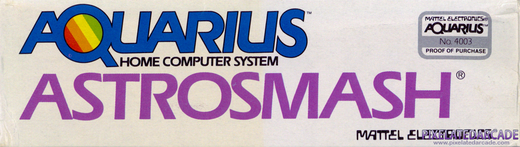 Astrosmash Cover Art: Bottom Spine Astrosmash Cover Art: Bottom Spine