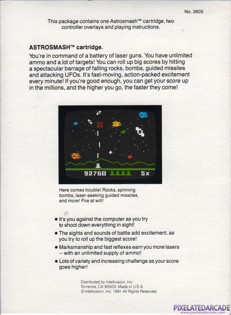 Astrosmash Cover Art: Astrosmash Cover Art: