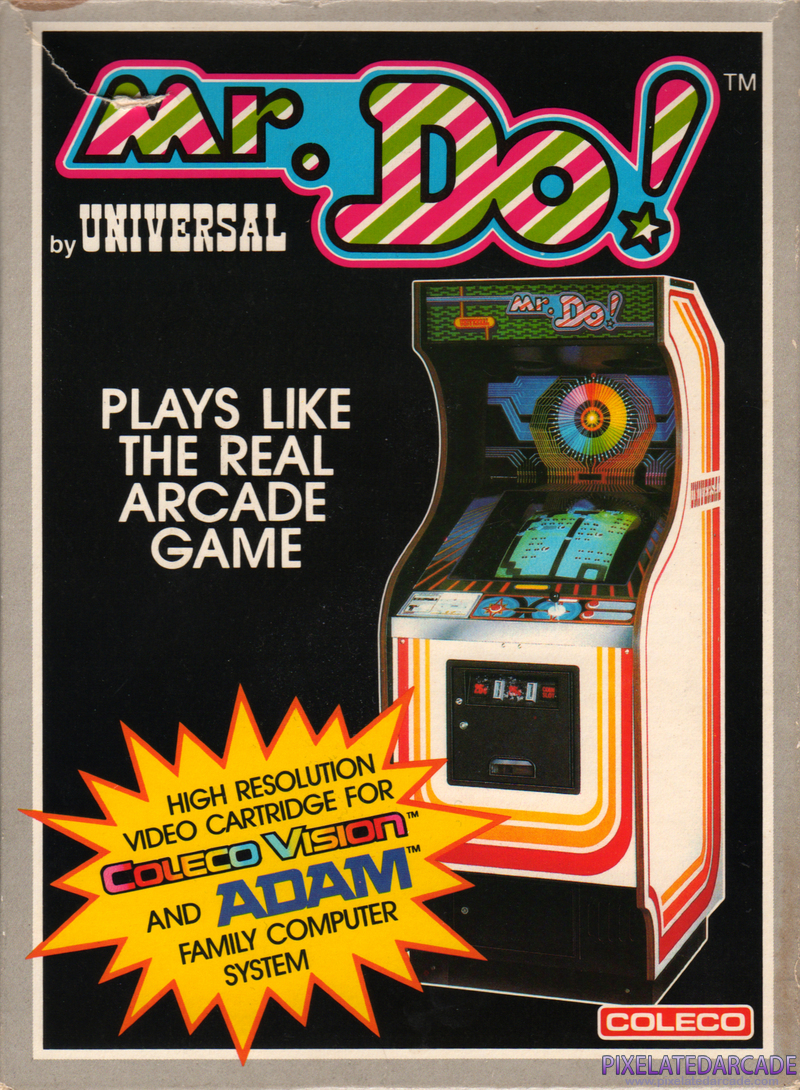 Mr. Do! Cover Art: Mr. Do! Cover Art: