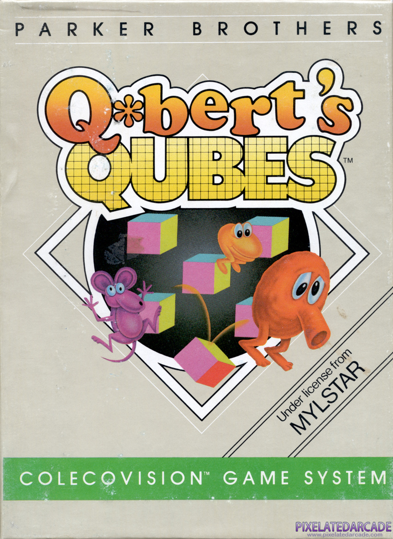 Q*bert's Qubes Cover Art: Q*bert's Qubes Cover Art: