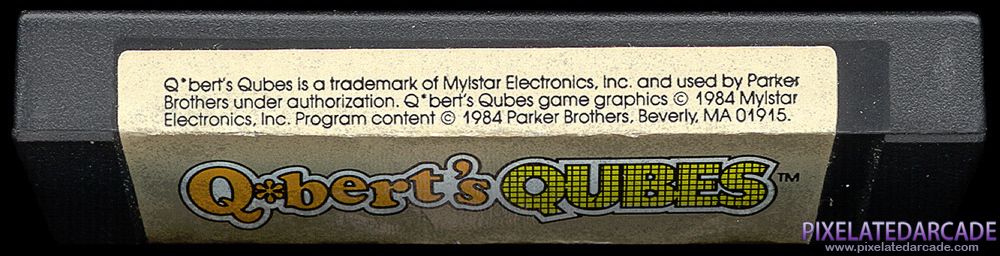 Q*bert's Qubes Cover Art: Top Q*bert's Qubes Cover Art: Top
