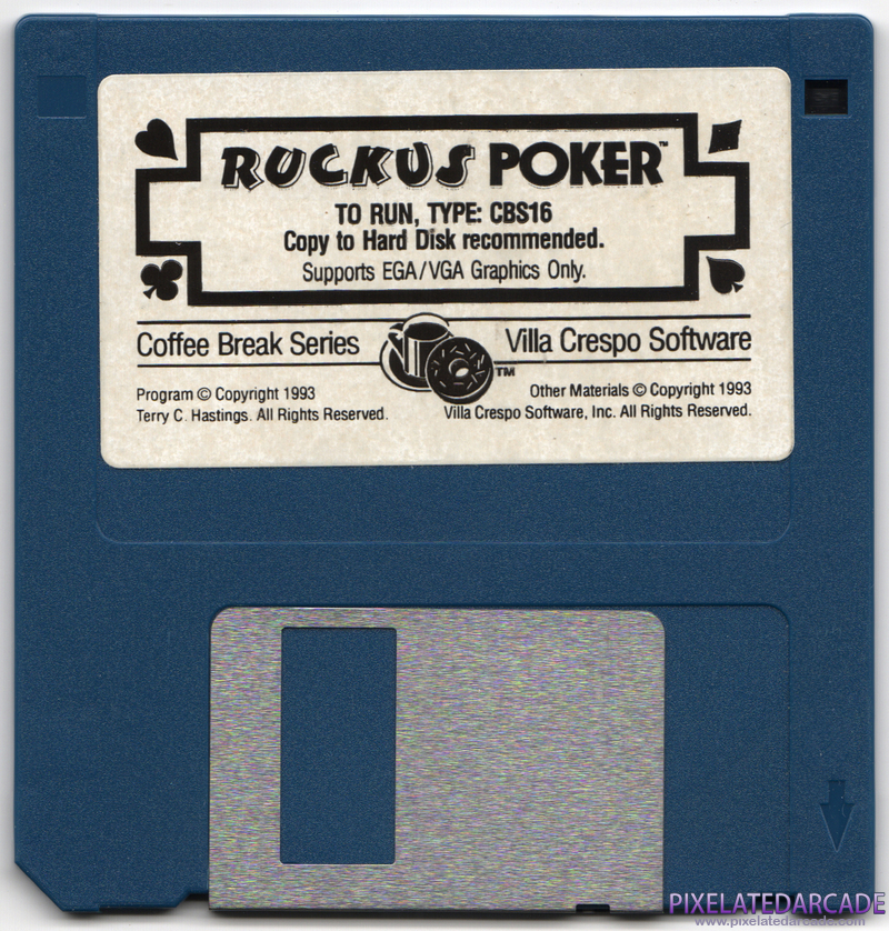 Ruckus Poker Cover Art: Ruckus Poker Cover Art: