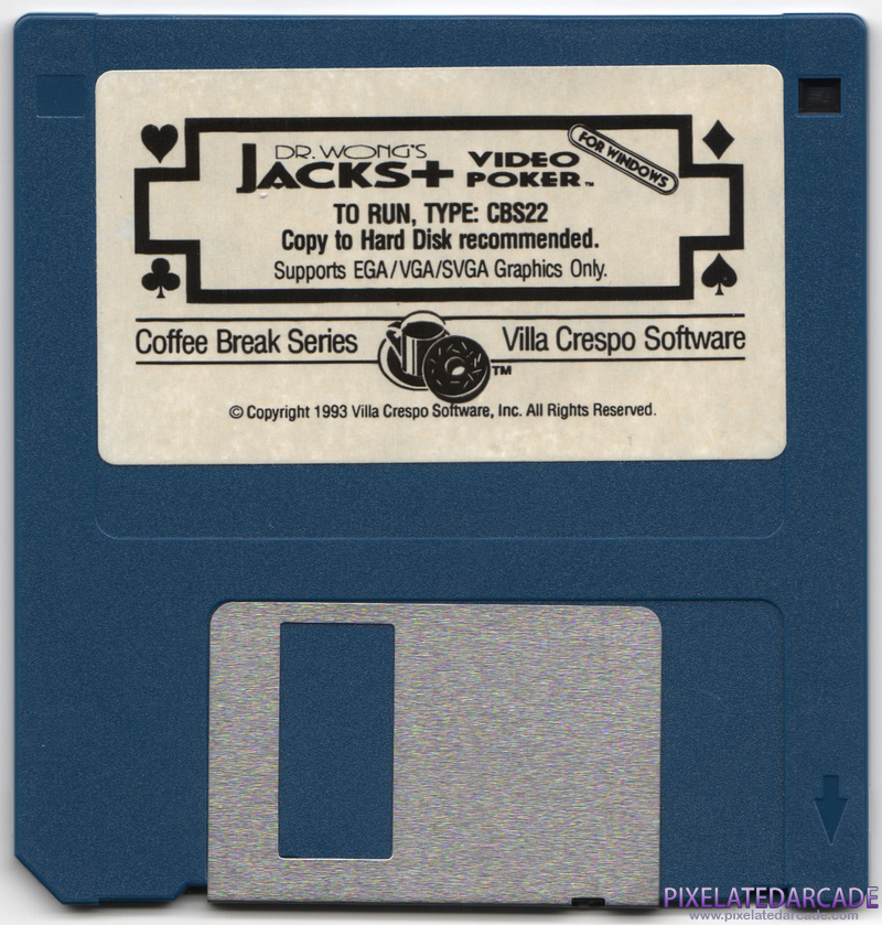 Dr. Wong's Jacks+ Video Poker Cover Art: Front Dr. Wong's Jacks+ Video Poker Cover Art: Front