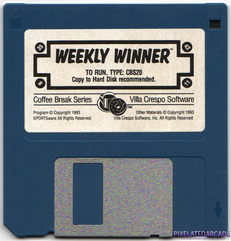 Weekly Winner Cover Art: Front Weekly Winner Cover Art: Front