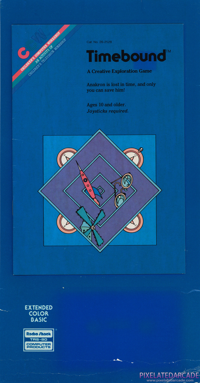 Timebound Cover Art: Backing Card & Manual