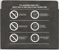 Disk Sleeve - Back