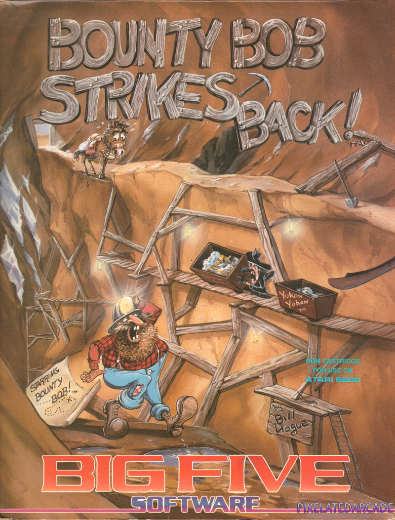 Bounty Bob Strikes Back! Cover Art: Bounty Bob Strikes Back! Cover Art:
