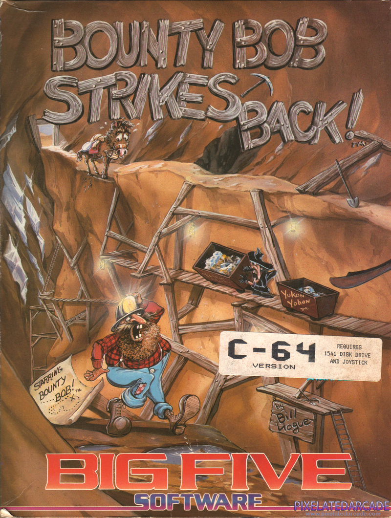 Bounty Bob Strikes Back! Cover Art: Bounty Bob Strikes Back! Cover Art:
