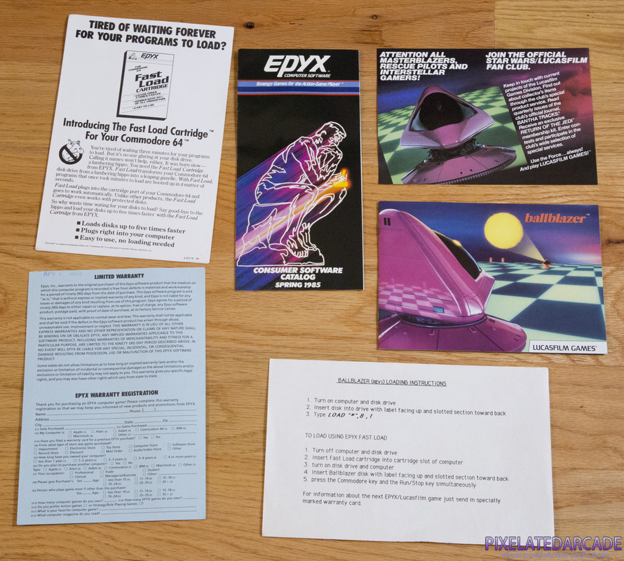 Ballblazer Cover Art: Documentation Ballblazer Cover Art: Documentation