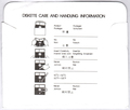 Disk Sleeve - Back