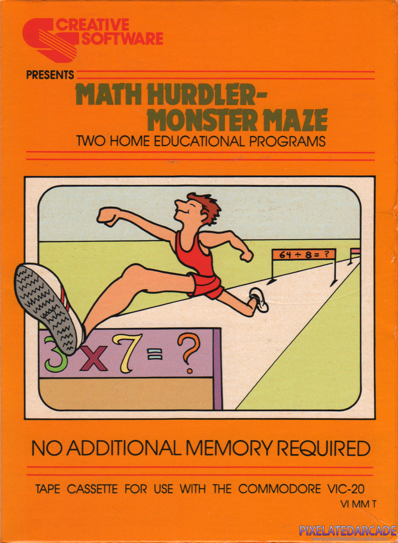 Math Hurdler - Monster Maze Cover Art: Math Hurdler - Monster Maze Cover Art: