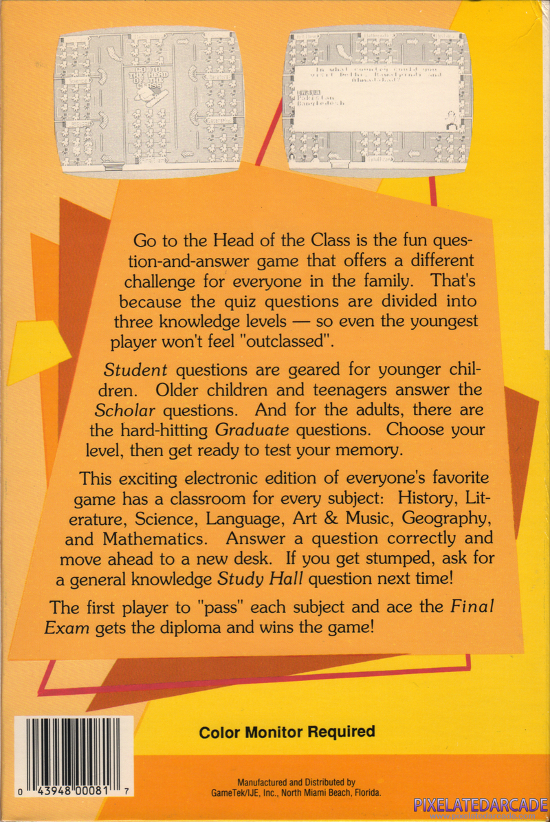Go to the Head of the Class Cover Art: Go to the Head of the Class Cover Art: