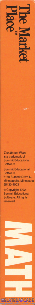 Market Place, The Cover Art: Right Spine Market Place, The Cover Art: Right Spine