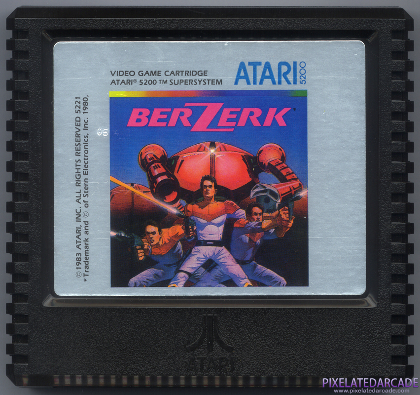 Berzerk Cover Art: Front Berzerk Cover Art: Front