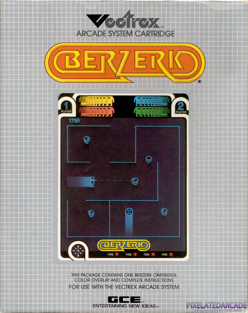 Berzerk Cover Art: Berzerk Cover Art: