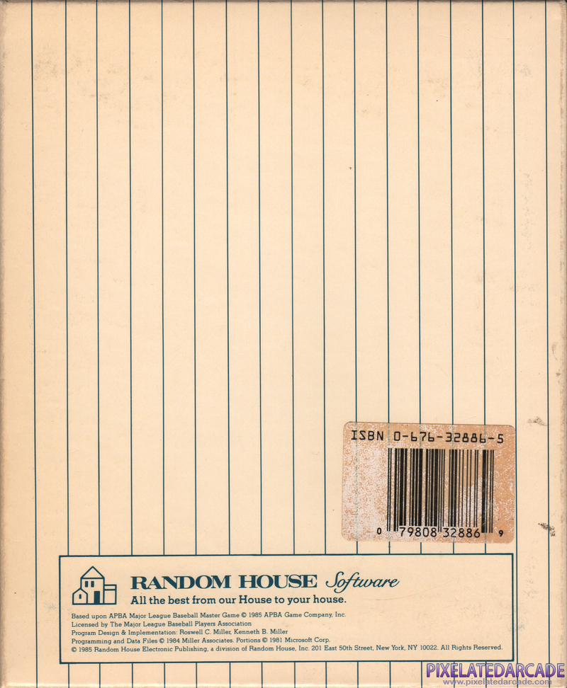 APBA Major League Players Baseball Cover Art: APBA Major League Players Baseball Cover Art: