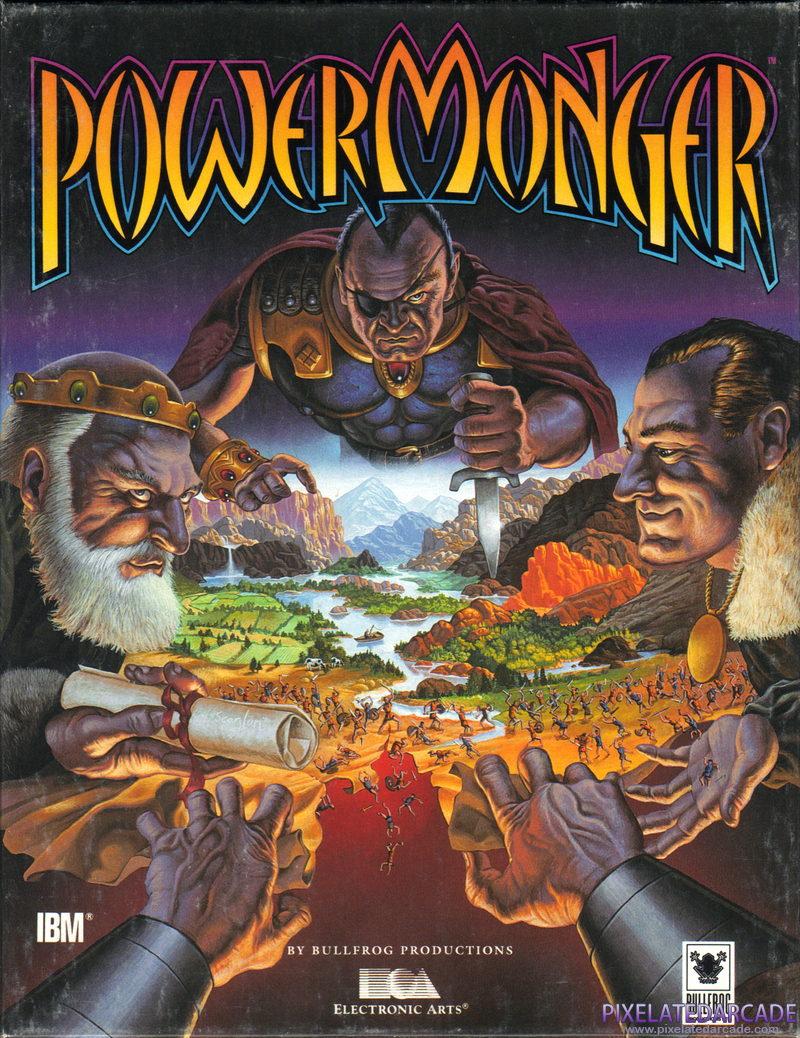 PowerMonger Cover Art: PowerMonger Cover Art:
