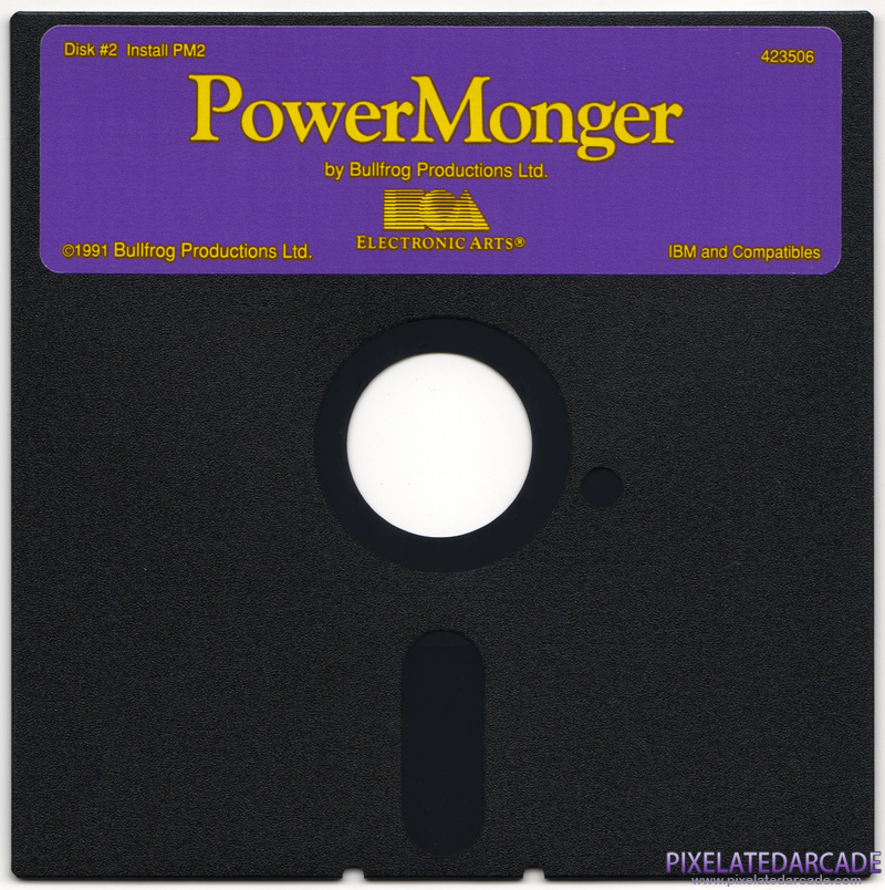 PowerMonger Cover Art: Disk 2 of 2 PowerMonger Cover Art: Disk 2 of 2