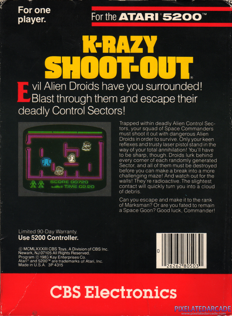 K-Razy Shoot-Out Cover Art: 