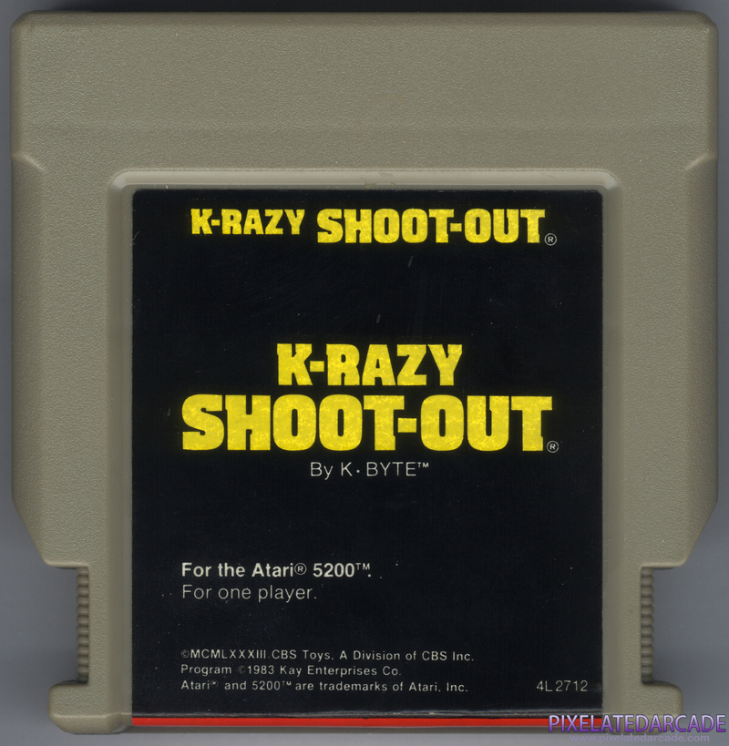 K-Razy Shoot-Out Cover Art: Front