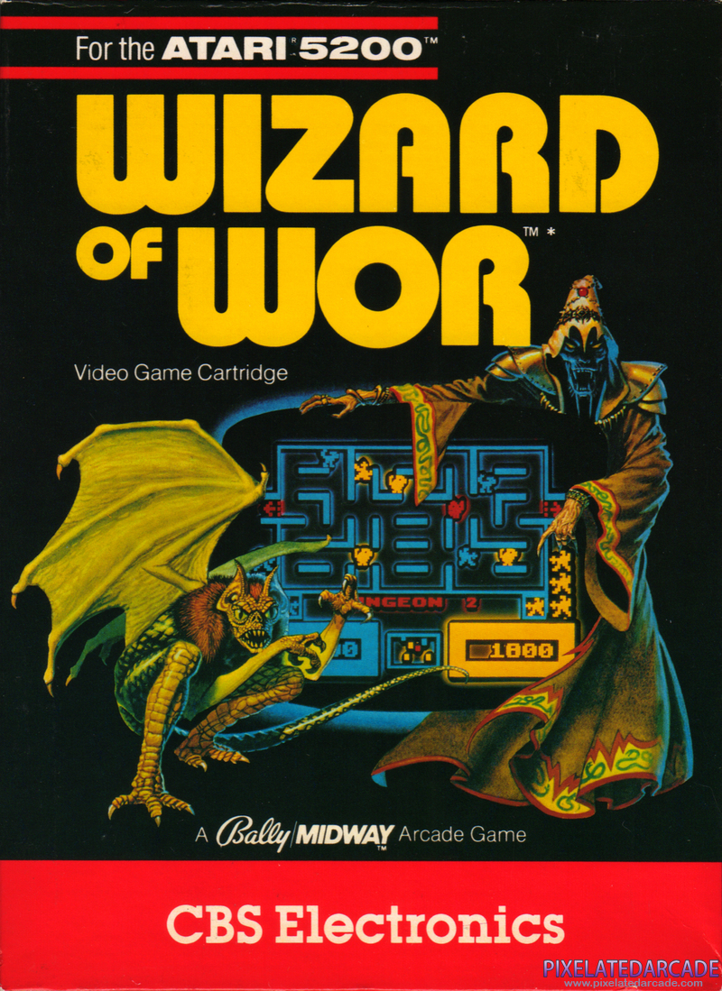 Wizard of Wor Cover Art: Wizard of Wor Cover Art: