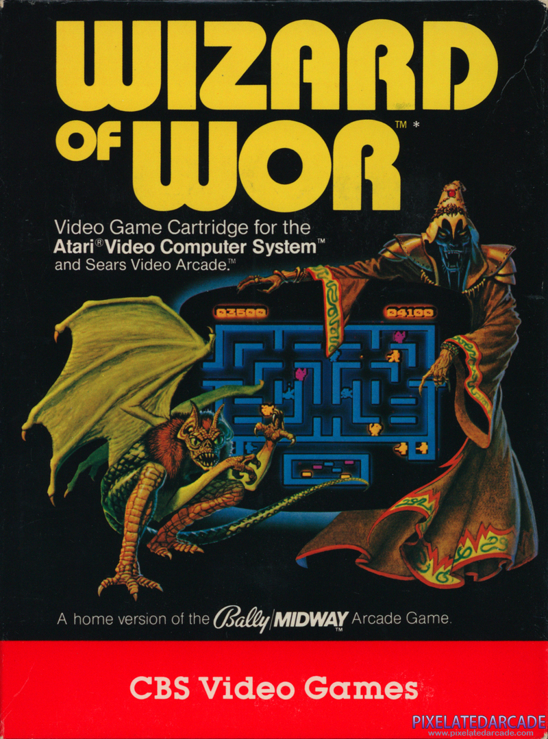 Wizard of Wor Cover Art: Wizard of Wor Cover Art: