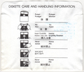 Disk Sleeve - Back