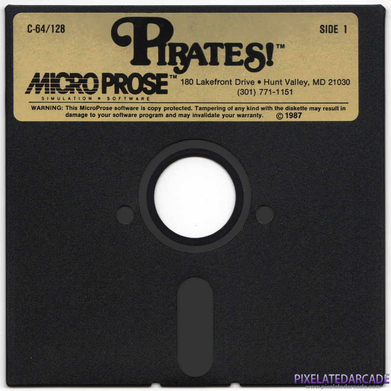 Sid Meier's Pirates! Cover Art: Sid Meier's Pirates! Cover Art: