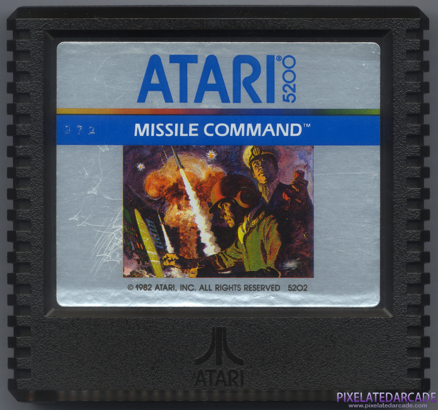 Missile Command Cover Art: Front Missile Command Cover Art: Front