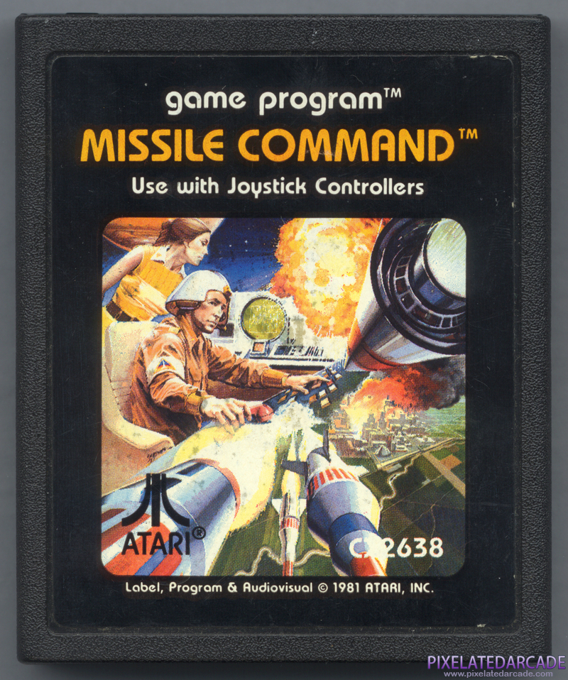 Missile Command Cover Art: Front Missile Command Cover Art: Front