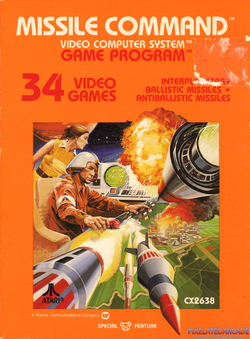Missile Command Cover Art: Missile Command Cover Art: