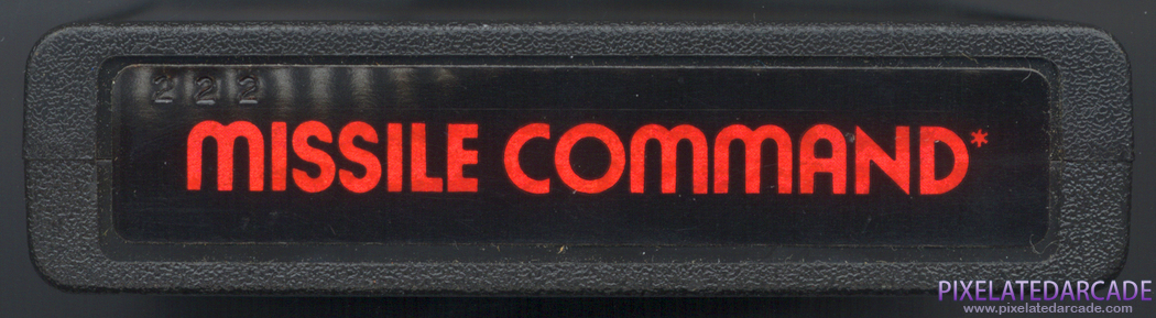 Missile Command Cover Art: Top Missile Command Cover Art: Top