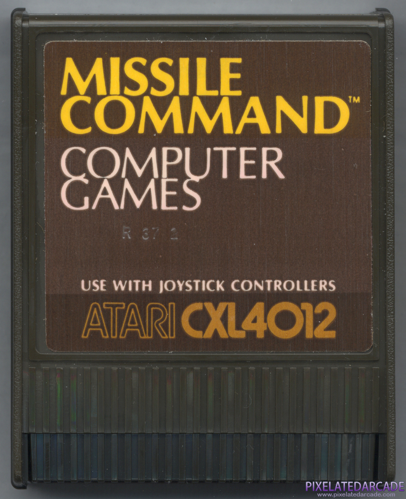 Missile Command Cover Art: Front Missile Command Cover Art: Front