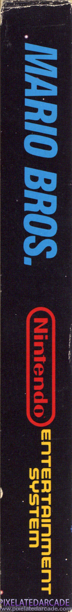 Mario Bros. Cover Art: Left Spine Mario Bros. Cover Art: Left Spine