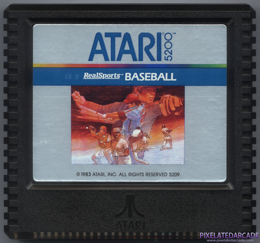 RealSports Baseball Cover Art: Front
