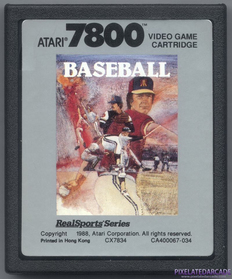 RealSports Baseball Cover Art: Front