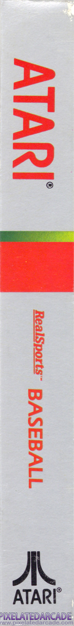RealSports Baseball Cover Art: Right Spine RealSports Baseball Cover Art: Right Spine