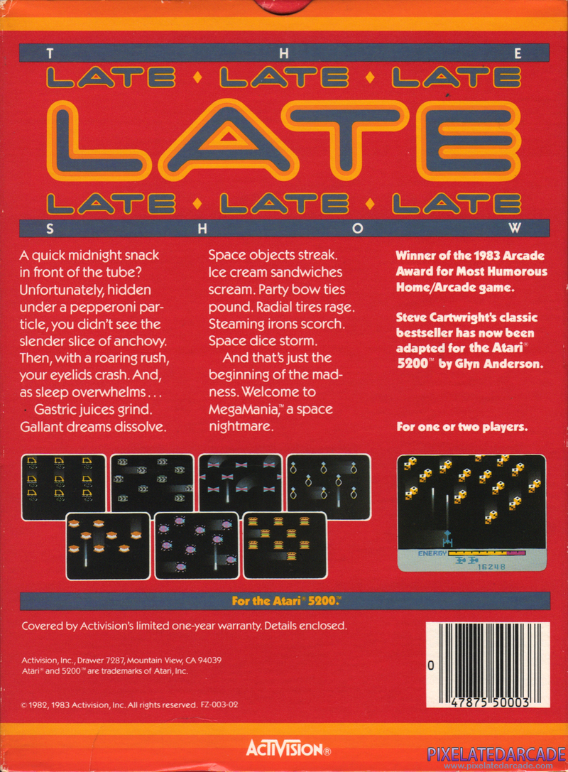 MegaMania Cover Art: 