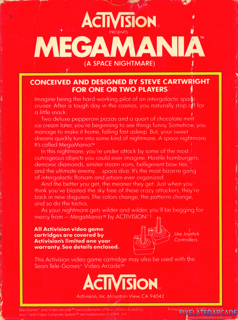 MegaMania Cover Art: MegaMania Cover Art: