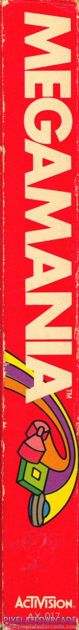MegaMania Cover Art: Left Spine MegaMania Cover Art: Left Spine