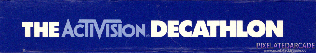 Activision Decathlon, The Cover Art: Bottom Spine Activision Decathlon, The Cover Art: Bottom Spine