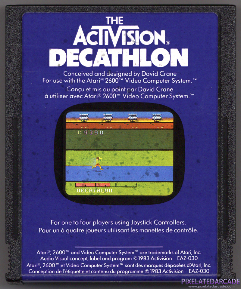 Activision Decathlon, The Cover Art: Front Activision Decathlon, The Cover Art: Front