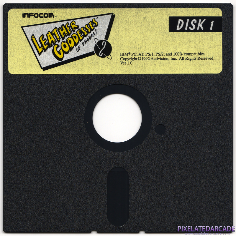 Leather Goddesses of Phobos! 2: Gas Pump Girls Meet the Pulsating Inconvenience from Planet X Cover Art: Disk 1 of 10 Leather Goddesses of Phobos! 2: Gas Pump Girls Meet the Pulsating Inconvenience from Planet X Cover Art: Disk 1 of 10