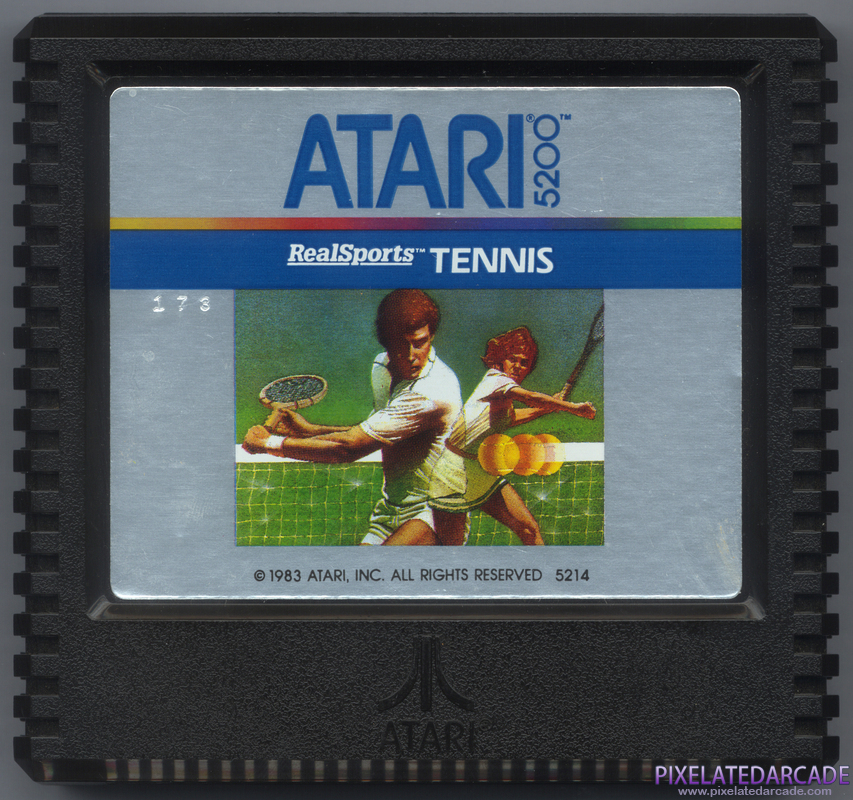 RealSports Tennis Cover Art: Front