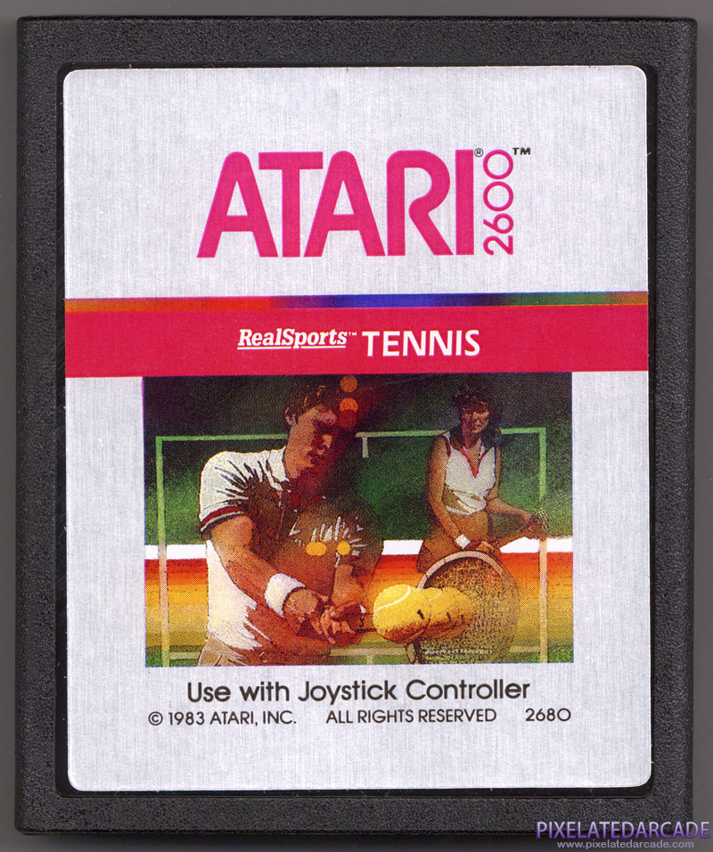 RealSports Tennis Cover Art: Front