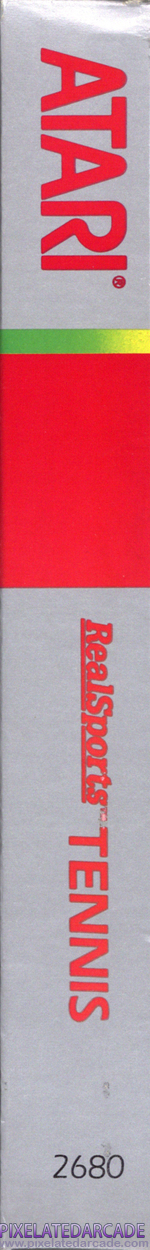 RealSports Tennis Cover Art: Right Spine